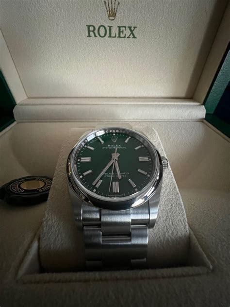 rolex op 36 green|rolex op 36 retail price.